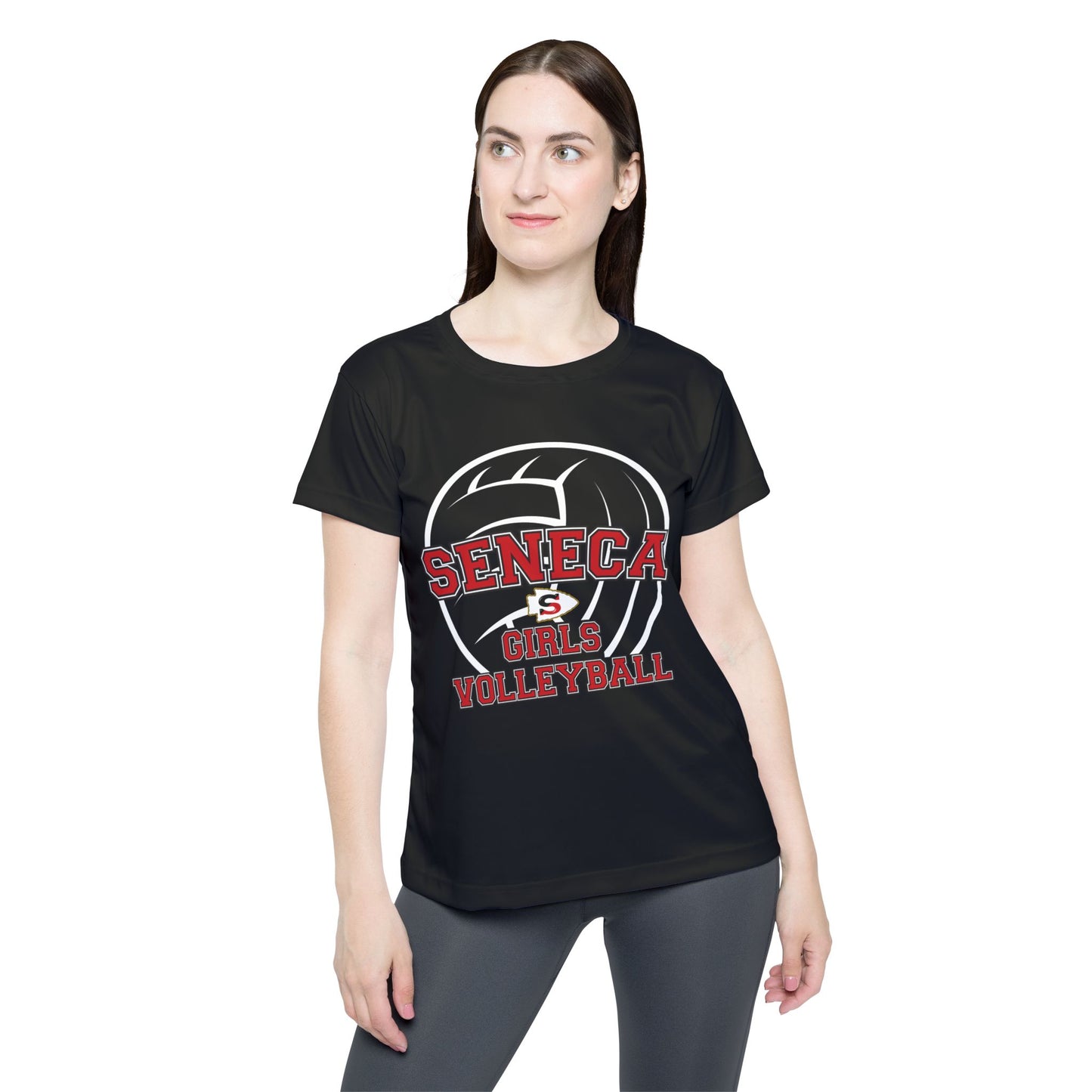 Seneca Girls Volleyball - Dry Fit Practice Jersey (Black)