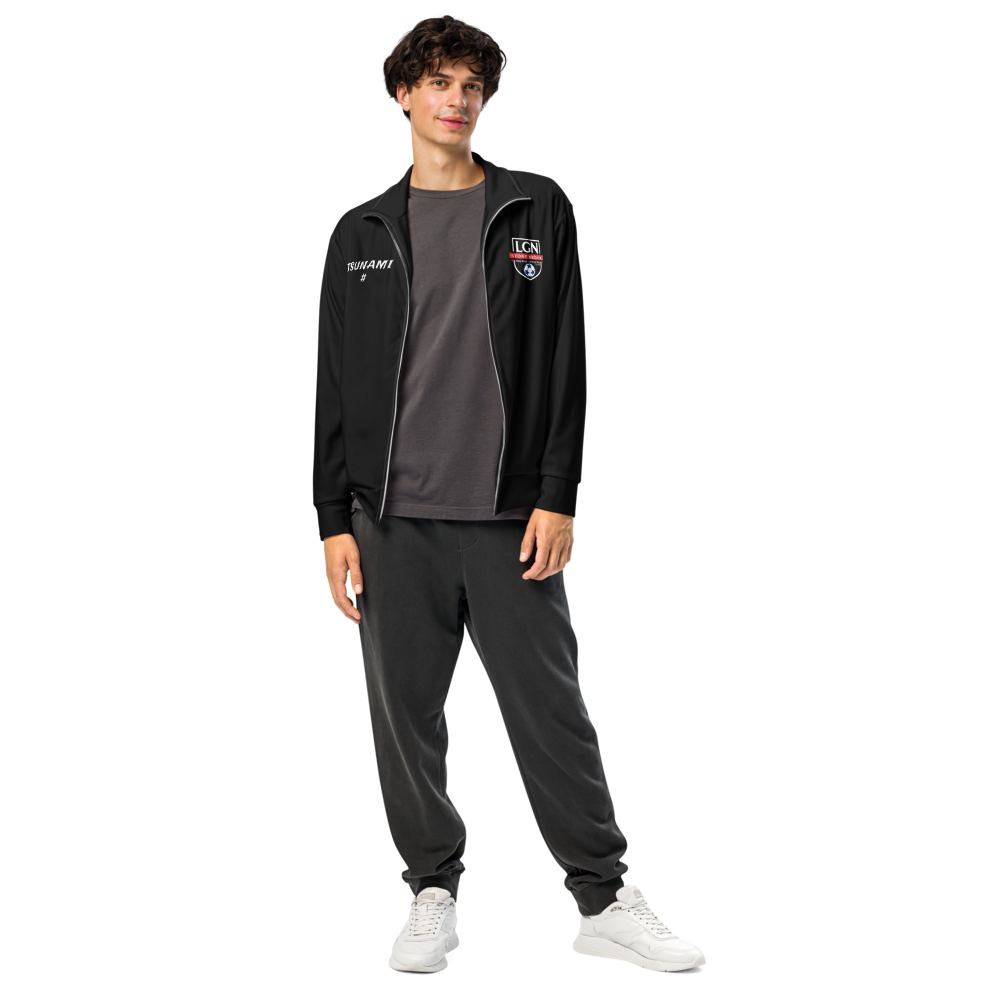 LGN TSUNAMI Unisex Warm Up Jacket - Black